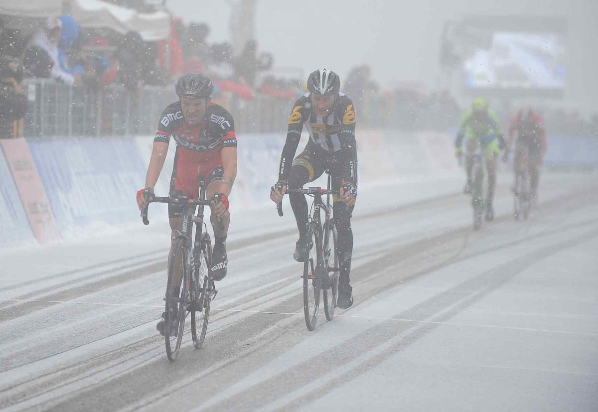 Tirreno-Adriatico, etap IV: Śnieżny finisz