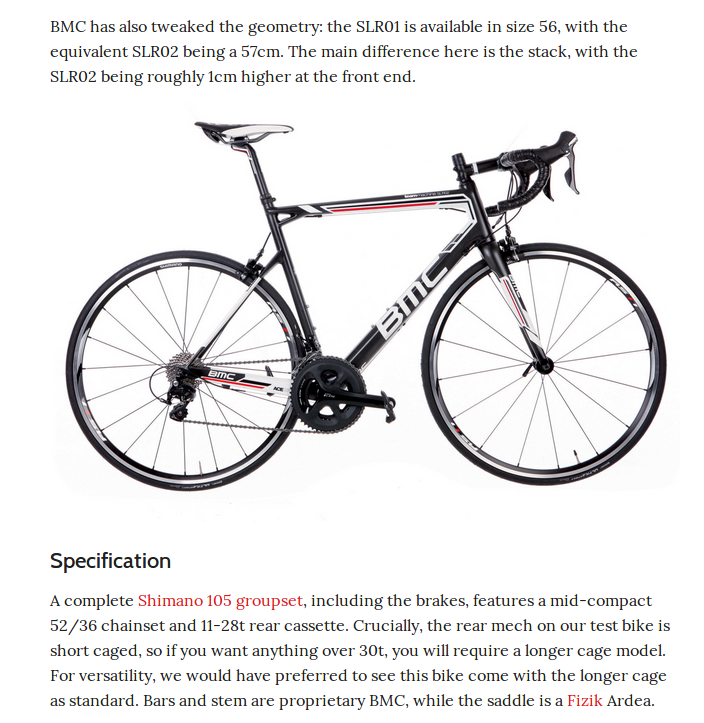 BMC teammachine SLR02 – wyjątkowy rower szosowy