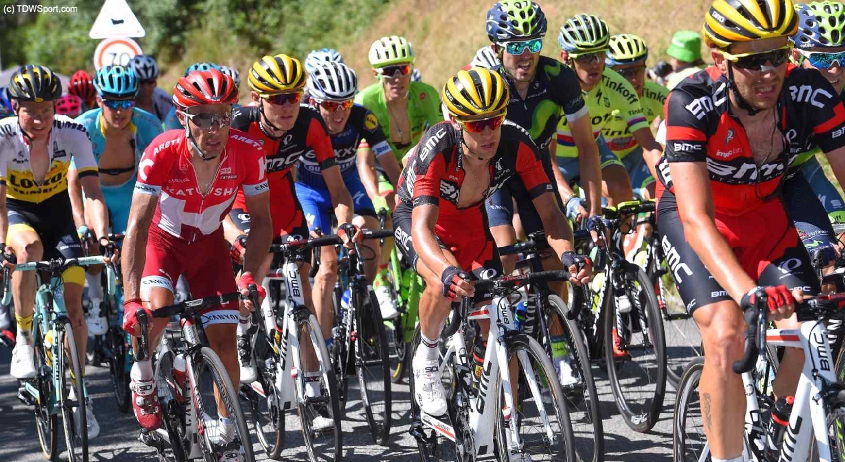 Cycling: 103th Tour de France 2016 / Stage 8 Joaquim RODRIGUEZ (ESP)/ Richie PORTE (AUS)/ Damiano CARUSO (ITA)/ Pau - Bagneres-de-Luchon (184km)/ TDF / © Tim De Waele