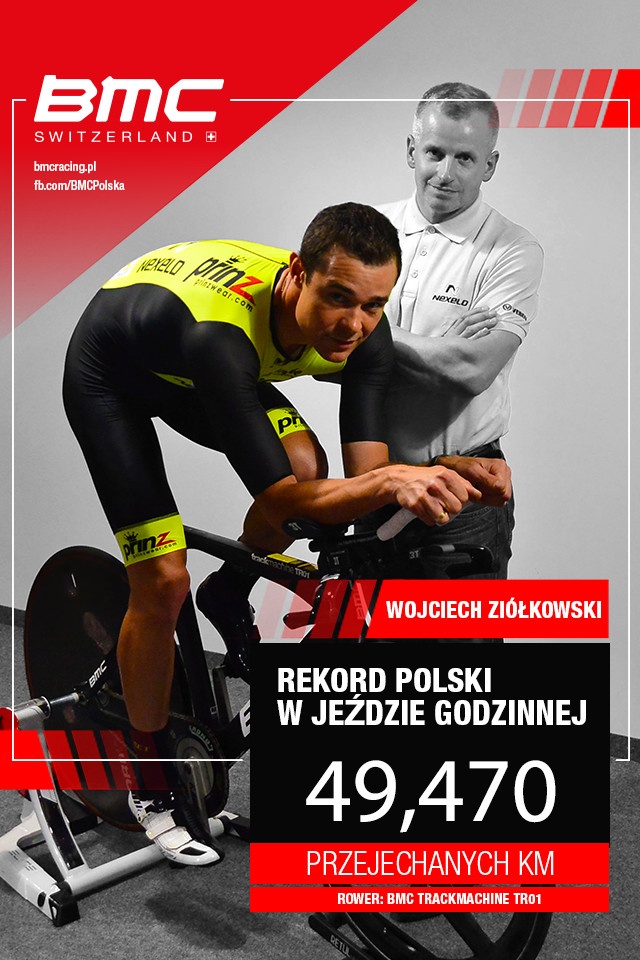 Nowy rekord Polski w jeździe godzinnej